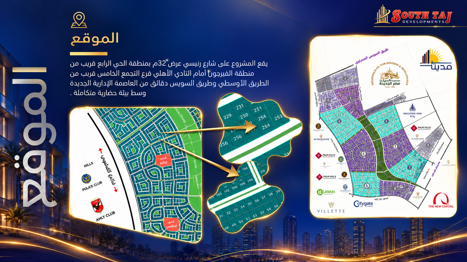 South Taj Current Project - Location